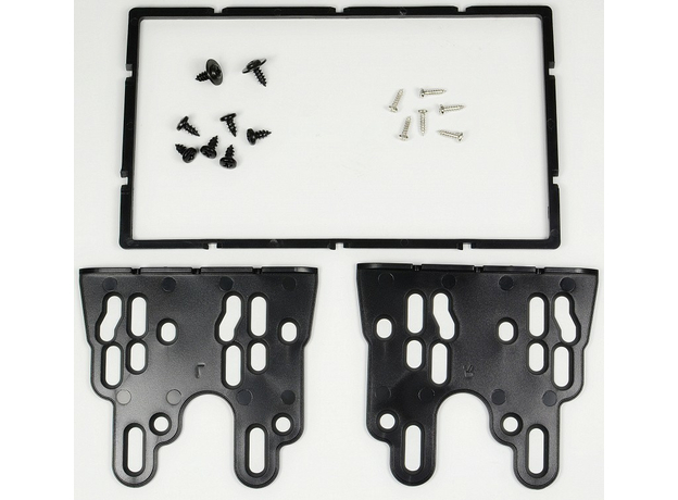 Рамка для Renault Arkana 19+ 2DIN черная Soft-touch