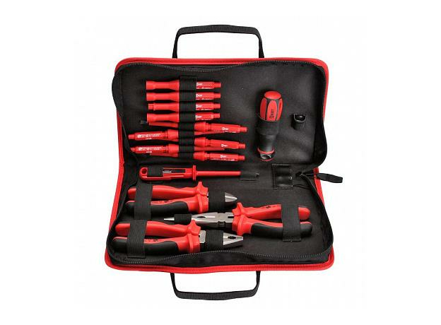 Набор диэлектрического инструмента (15 предметов) до 1000В НИИ-08 КВТ 61952