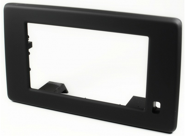 Рамка для Renault Arkana 19+ 2DIN черная Soft-touch