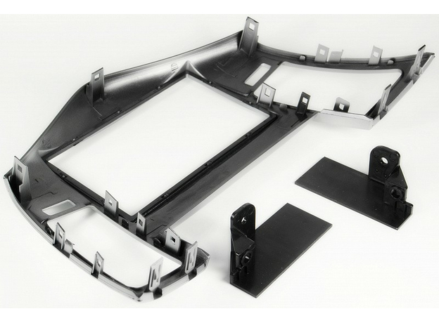 Рамка для Chevrolet Cruze 09-12 2din Silver (крепеж) Аналог RCV-N08S (11-407)