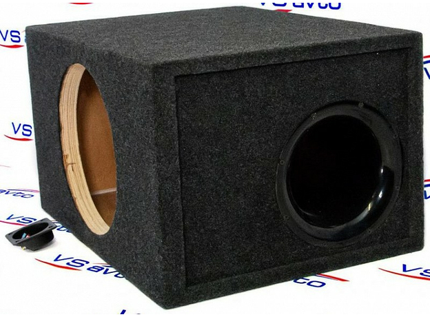 Короб под сабвуфер 12" (60 л, на трубе 160 мм х 430 мм, двойная стенка)
