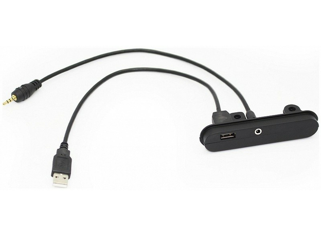 Рамка для Toyota 2din (вспомогательные вставки с USB/AUX входом) Ksize RP-TYUNUSB