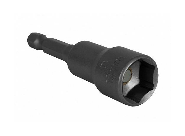 Бита с торцевой головкой магнитная 13х65 мм с хвостовиком HEX 1/4" "Профи" ПРАКТИКА 035-165