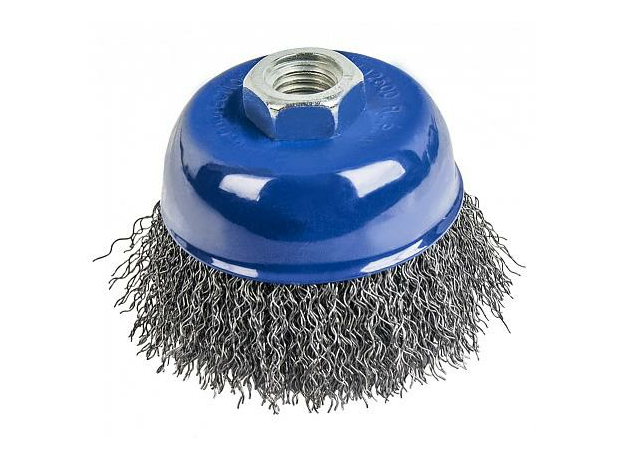 Кордщетка для УШМ 75 мм; М14 чашеобразная мягкая ПРАКТИКА 032-430