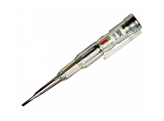 Отвертка индикаторная для ТЕСТИРОВАНИЯ ЭЛЕКТРИЧЕСКИХ ЦЕПЕЙ ОП-1 IEK TPR10(H) Отвертка индикаторная для ТЕСТИРОВАНИЯ ЭЛЕКТРИЧЕСКИХ ЦЕПЕЙ ОП-1 IEK TPR10(H)