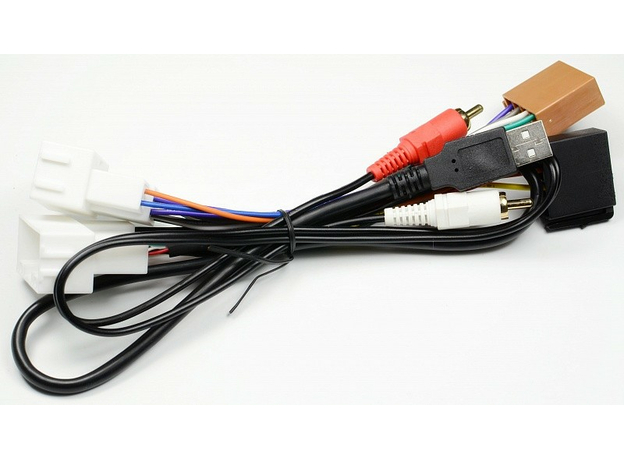 Переходник ISO Hyundai IX-35, Solaris AUX+USB (Аналог ISO HY-03A, 12-039)