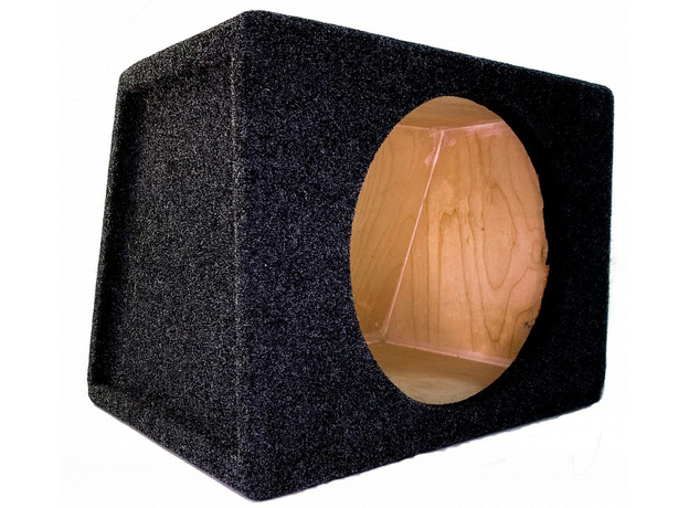 Короб под сабвуфер 10" (24 л, "трапеция") Желток