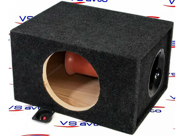 Короб под сабвуфер 12" (60 л, на трубе 160 мм х 430 мм, двойная стенка)