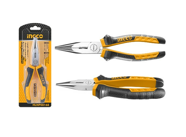 Длинногубцы 160 мм; прямые INGCO HLNP08168