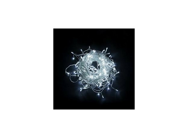 Гирлянда Занавес 3х3м+3м 480LED, холодный свет 5000К, эффект стробов, прозрачный шнур IP44 CL24 41631 Feron