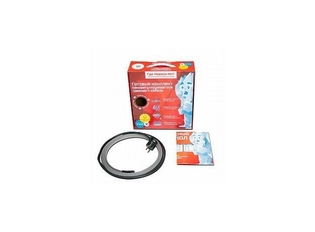 Кабель греющий саморегулирующийся 15м комплект для обогрева снаружи трубы 16 Вт/м (2408т) с вилкой KNL16-15 ГдеМорозаНет
