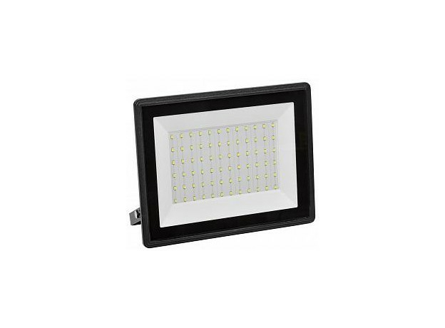 Прожектор светодиодный уличный LED 100 Вт СДО06-100 черный 8000Лм IP65 6500K LPDO601-100-65-K02 IEK