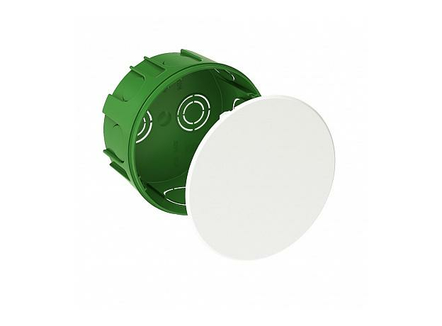 Коробка распределительная скрытой установки в бетон диаметр 106мм глубина 36мм черная У192/U192 Schneider Electric Коробка распределительная скрытой установки в бетон диаметр 106мм глубина 36мм черная У192/U192 Schneider Electric