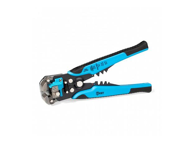 Инструмент для снятия изоляции (0.05-10 мм2) и обжима наконечников (0.5-6 мм2) WS-04А КВТ 61668