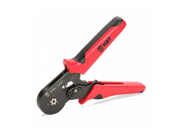 Пресс-клещи шестигранные для обжима штыревых втулочных наконечников (0.25-6 мм2) ПКВш-6 КВТ 74593