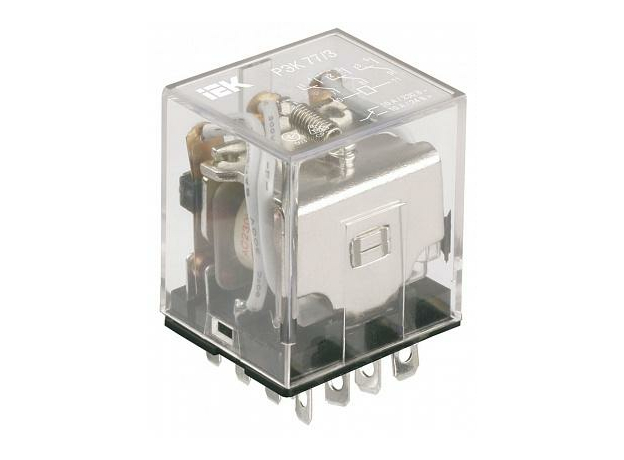 Реле промежуточное РЭК77/3(LY3) с индикацией 10А 24В DC RRP10-3-10-024D-LED IEK Реле промежуточное РЭК77/3(LY3) с индикацией 10А 24В DC RRP10-3-10-024D-LED IEK