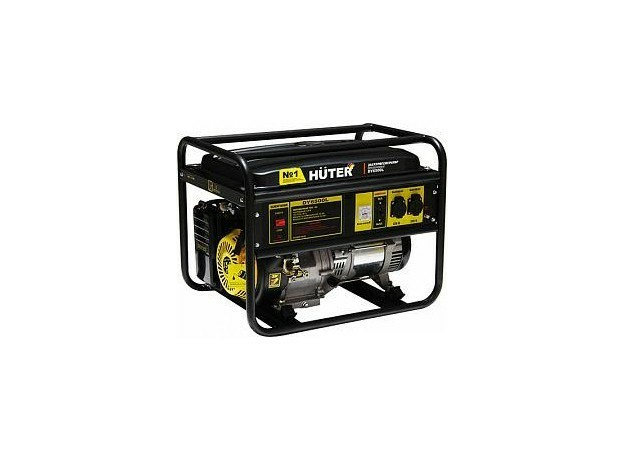 Генератор бензиновый Huter DY6500L 4-х такт, мощ. 5 кВт, бак 22л, вес 77кг