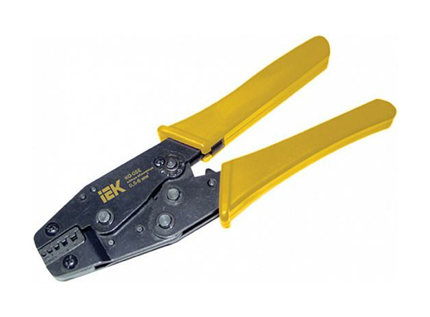 Клещи обжимные КО-05Е 0,5-6мм для наконечников Е-типа IEK TKL20-D05-006