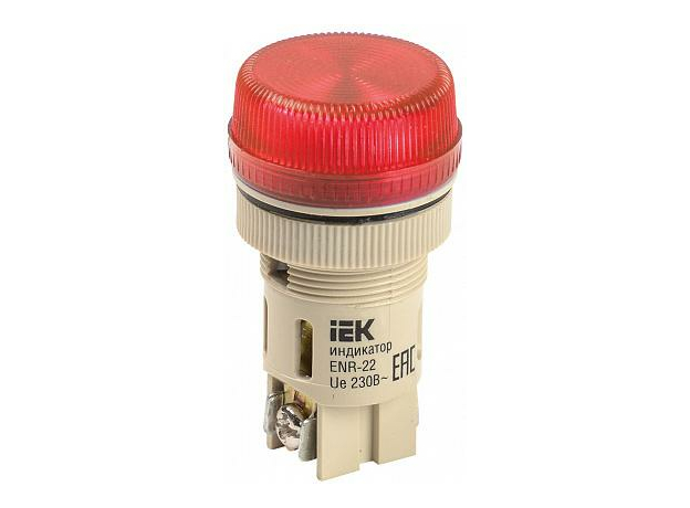 Лампа сигнальная ENR-22 240В красная BLS40-ENR-K04 IEK