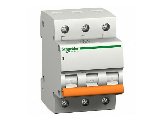 Автоматический выключатель модульный Schneider Electric ВА63 3п 50А C 4,5кA (11228) Автоматический выключатель модульный Schneider Electric ВА63 3п 50А C 4,5кA (11228)