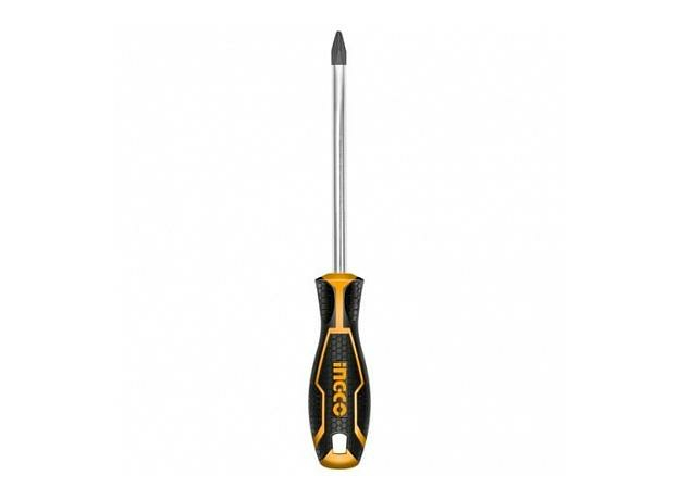 Отвертка крестовая PH3*150мм Cr-V INGCO INDUSTRIAL HS28PH3150