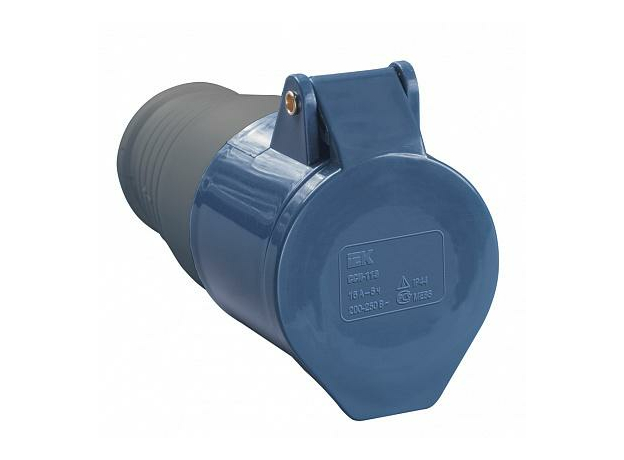 Розетка 223 переносная 2Р+РЕ 32А 220В IP44 (PSR21-032-3) IEK