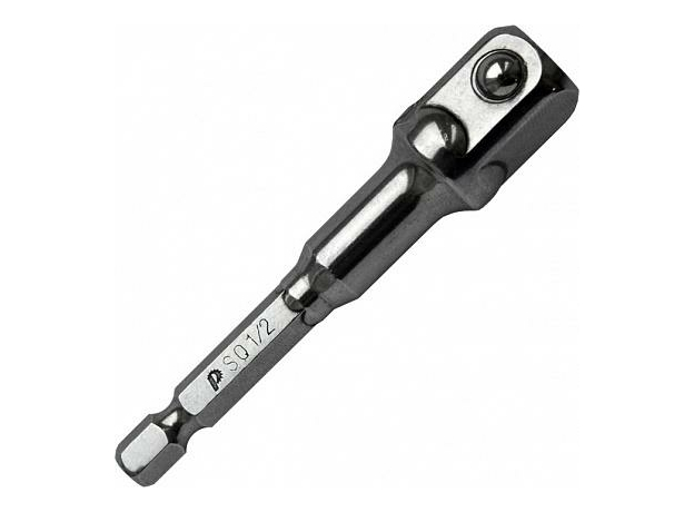 Адаптер квадрат 1/2 для головок, длина 75 мм ПРАКТИКА 776-713