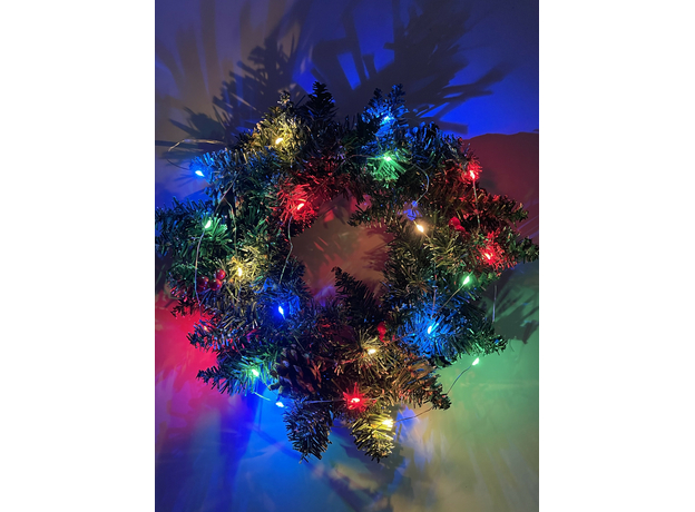 Гирлянда Нить ENIN-2M ЭРА LED Нить 2 м мультиколор, АА, IP20 (120/4800) Б0041983