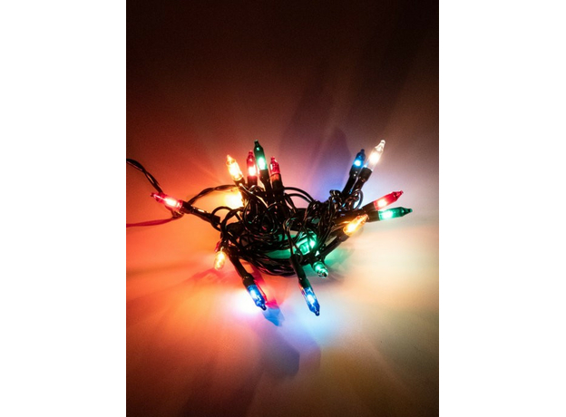 Гирлянда нить ES00020/1F внутренняя, 20 миниламп, разноцветная, IP20 1,2м, 220 В .4610003320577 SHLights