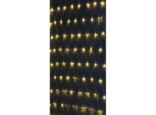 Гирлянда Сеть ENOS-01B ЭРА 144LED Сеть 1,2м*1,5м теплый свет, 24V, IP44 (60/720) Б0041909 (без БП)