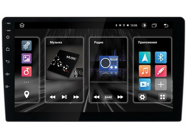 2DIN USB-магнитола Incar DTA2-7709U-4 на Android 10 с навигацией, 9"