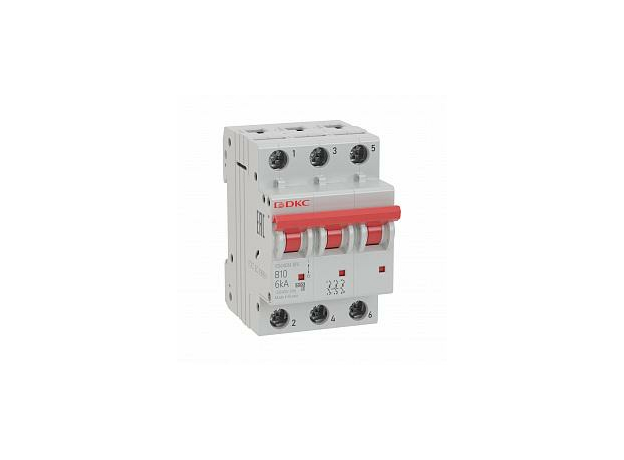 Выключатель автоматический модульный YON 32А 3П трехполюсный C 6кА MD63-3C32-6 DKC Выключатель автоматический модульный YON 32А 3П трехполюсный C 6кА MD63-3C32-6 DKC