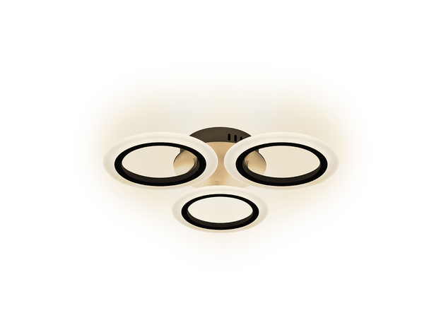 Люстра светодиодная CHL-52360/52W RIETI потолочная диммируемая с пультом дистанционного управления, 52 Вт REV Ritter 52360 4 2700/4200/6400 К