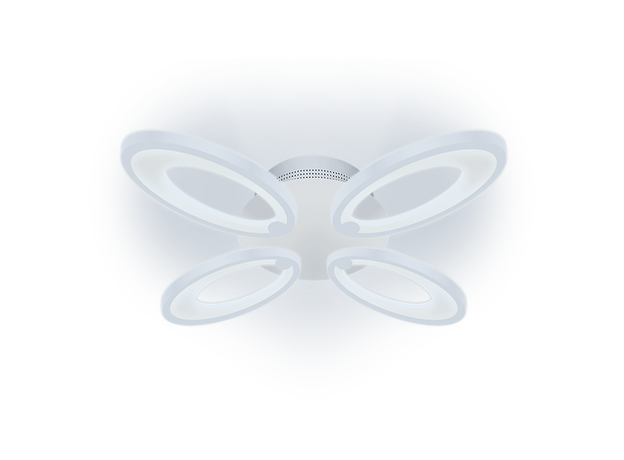 Люстра светодиодная CHL-52393/60W MONZA Ellipse с дистанционным управлением 2700/4200/6400K