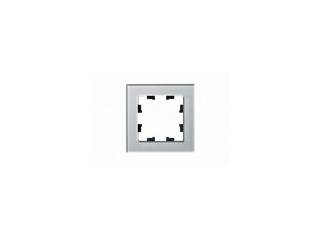 Рамка для розеток и выключателей 1 пост Atlasdesign Nature стекло алюминий ATN320301 Schneider Electric Рамка для розеток и выключателей 1 пост Atlasdesign Nature стекло алюминий ATN320301 Schneider Electric