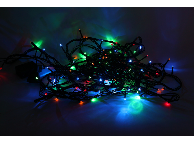 Гирлянда Нить ENIN-10M ЭРА LED Нить 10 м мультиколор 8 режимов, 220V, IP20 (60/720) Б0041893