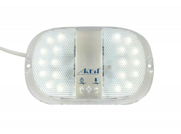 Светильник светодиодный СА-7008У серии "Персей" с оптико-акустическим датчиком многорежимный, 8Вт 160-250В 800лм IP30 "Актей"