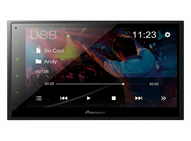2DIN USB-магнитола Pioneer DMH-A345BT