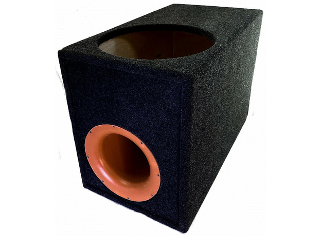 Короб под сабвуфер 12" (70 л, на трубе) Желток