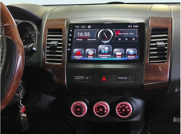 Рамка для MITSUBISHI Outlander XL, CITROEN C-Crosser, PEUGEOT 4007, 9" Incar RMS-FC457