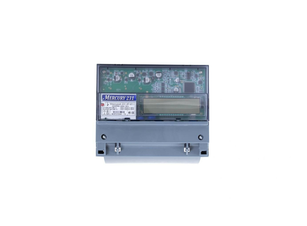 Счетчик электроэнергии трехфазный многотарифный (2 тарифа) Меркурий-231АТ-01I 5-60А IrDA DIN ЖКИ Инкотекс(МСК+1)