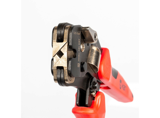 Пресс-клещи торцевые для обжима штыревых втулочных наконечников ПКВк-16т КВТ 74595