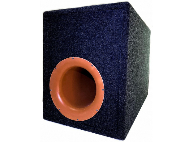 Короб под сабвуфер 12" (70 л, на трубе) Желток