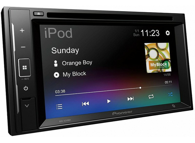 2DIN DVD/USB-магнитола Pioneer AVH-A240BT