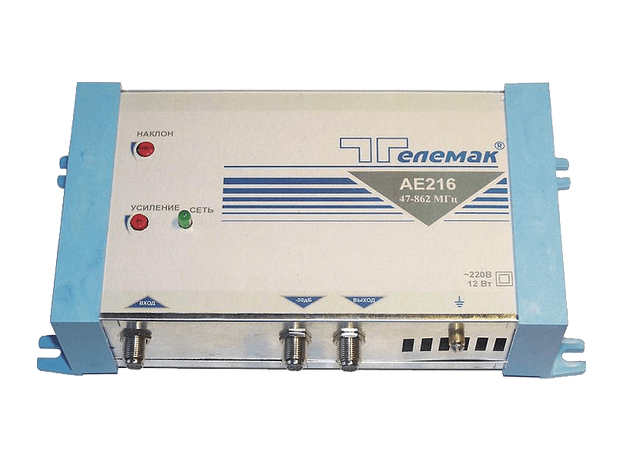 Усилитель ТВ домовой AE 216 Телемак: телевизионный усилитель сигнала