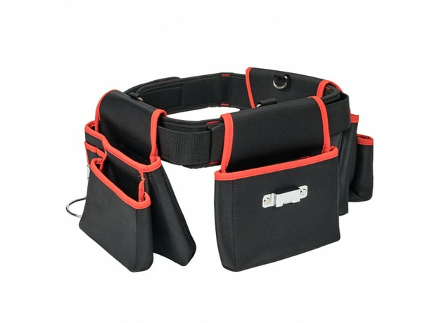 Сумка-пояс двухсекционная усиленная с двухшпеньковым ремнем С-12 EKF Master