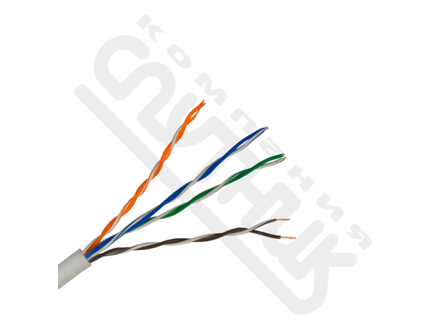 Кабель DIVISAT (С) UTP 4PR 24AWG Cu CAT 5e, PVC (0.46) 305м