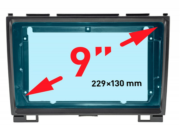 Рамка для GREAT WALL Hover H3 2010-2014, 9" Incar RGW-FC282