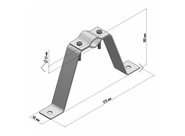 Кронштейн для мачты «Крым-1» Rexant