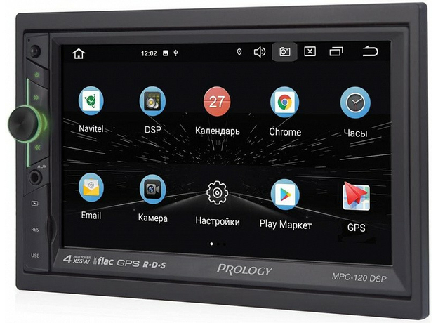 2DIN USB-магнитола Prology MPC-120 DSP на Android 9 с навигацией